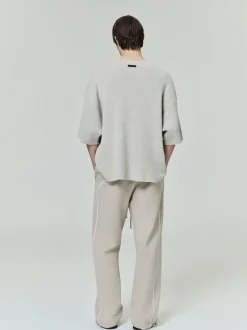 Relaxed Fleece Sweatpant With Piping