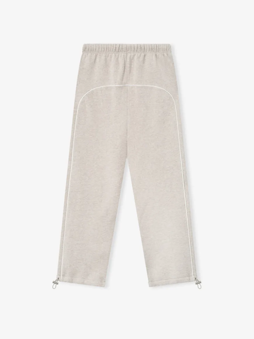 Relaxed Fleece Sweatpant With Piping
