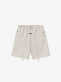 Relaxed Fleece Sweatshort With Piping