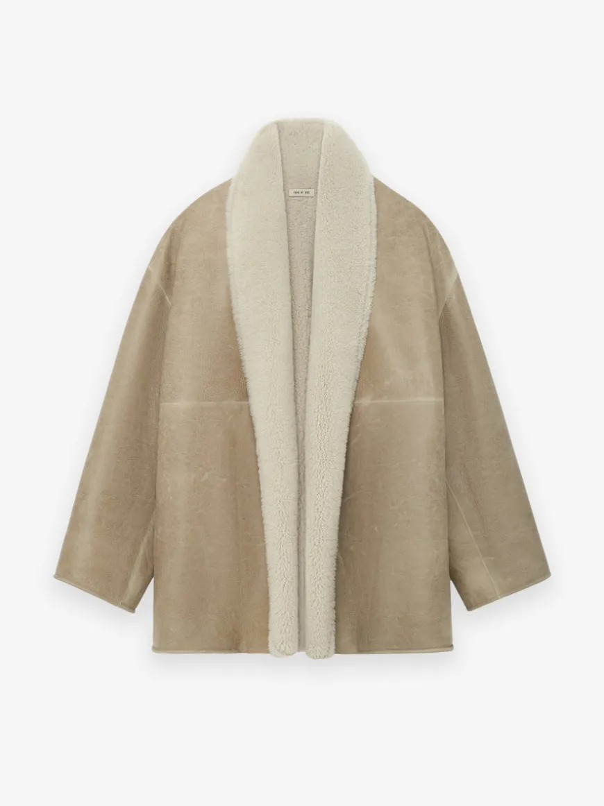 Sherpa Shawl Collar Jacket