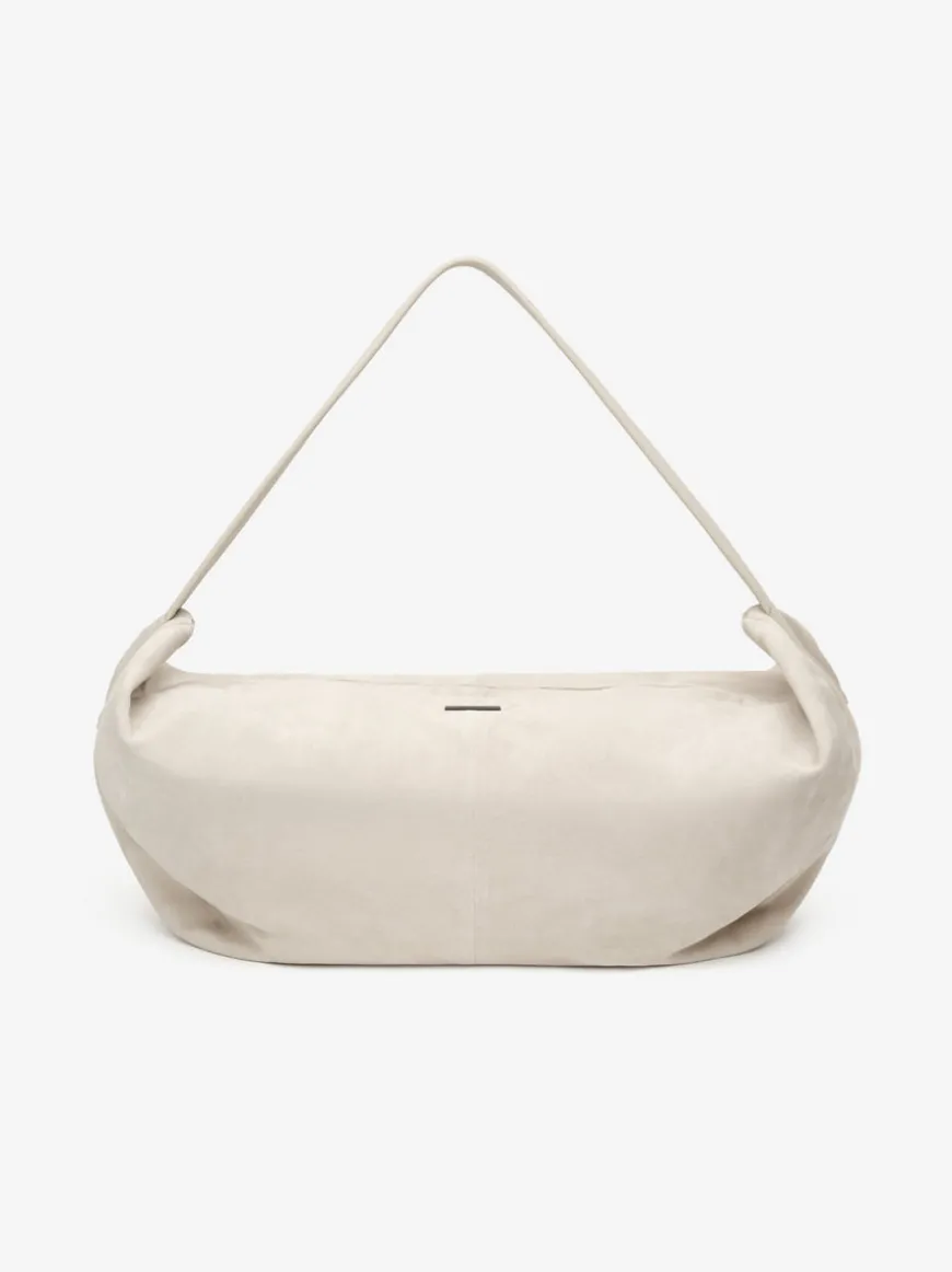 Suede Shell Bag