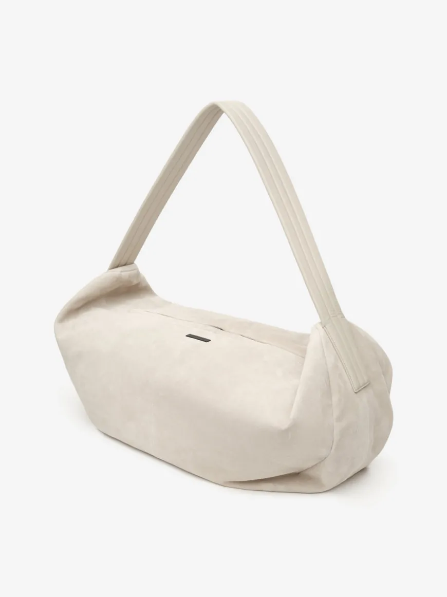 Suede Shell Bag