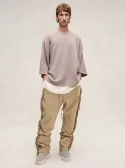 Suede Side Fringe Forum Pant