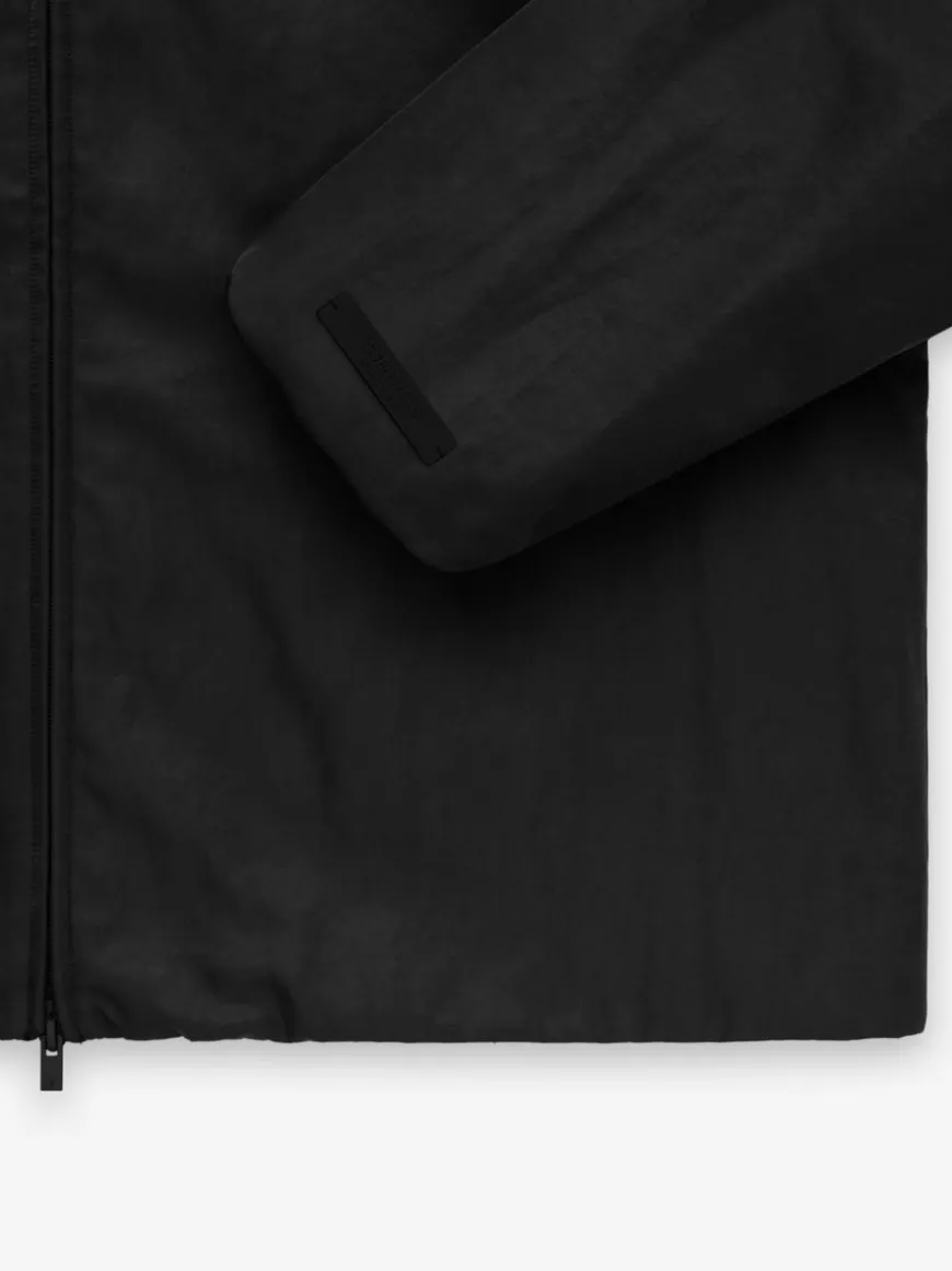 Textured Nylon Coaches Jacket