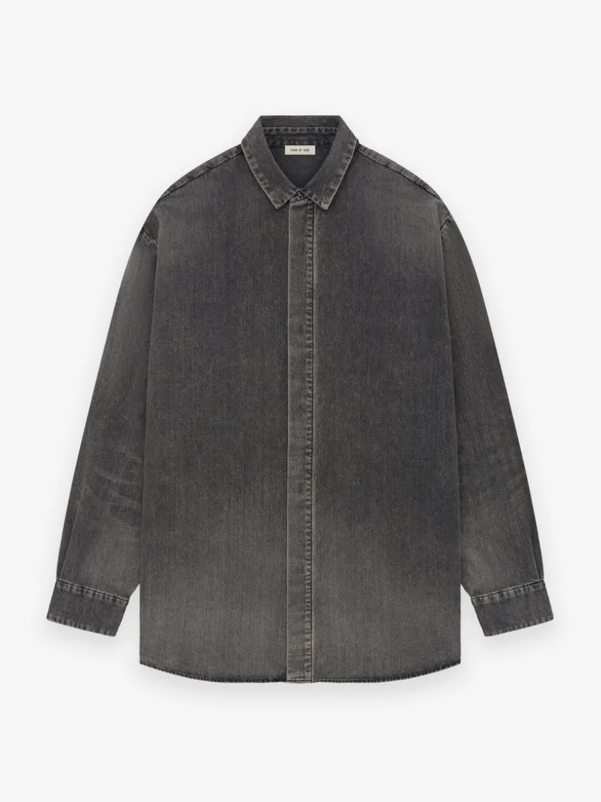 Vented Denim Shirt