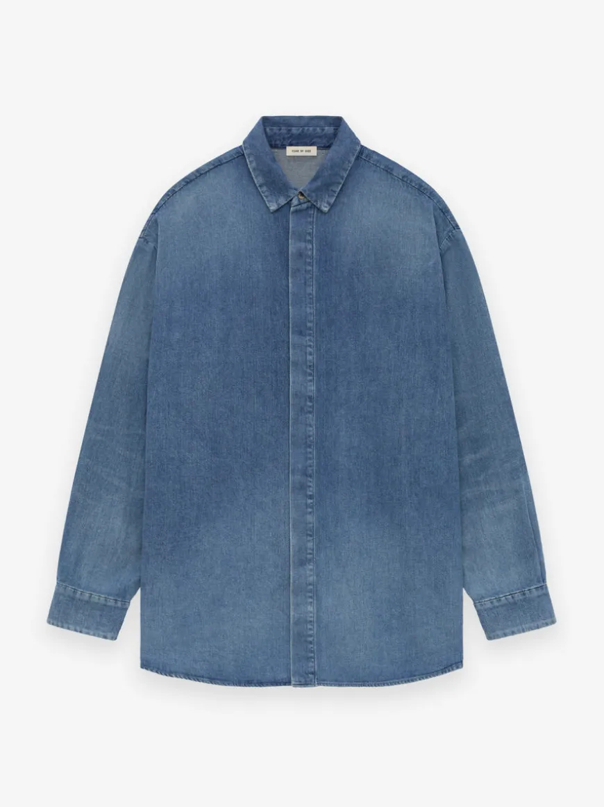 Vented Denim Shirt