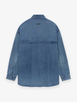 Vented Denim Shirt