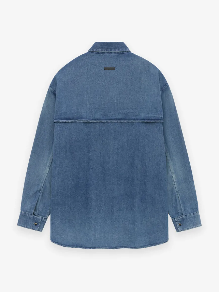 Vented Denim Shirt
