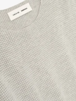 Waffle Crewneck Sweater
