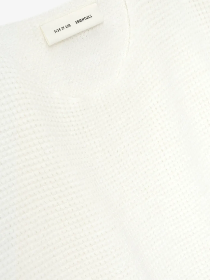Waffle Crewneck Sweater
