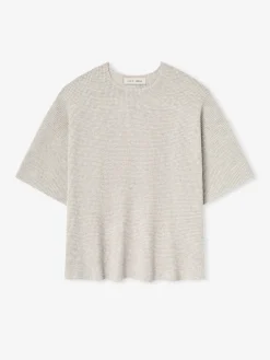 Waffle Short Sleeve Sweater