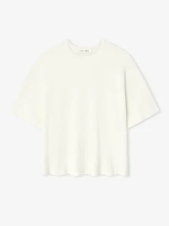 Waffle Short Sleeve Sweater