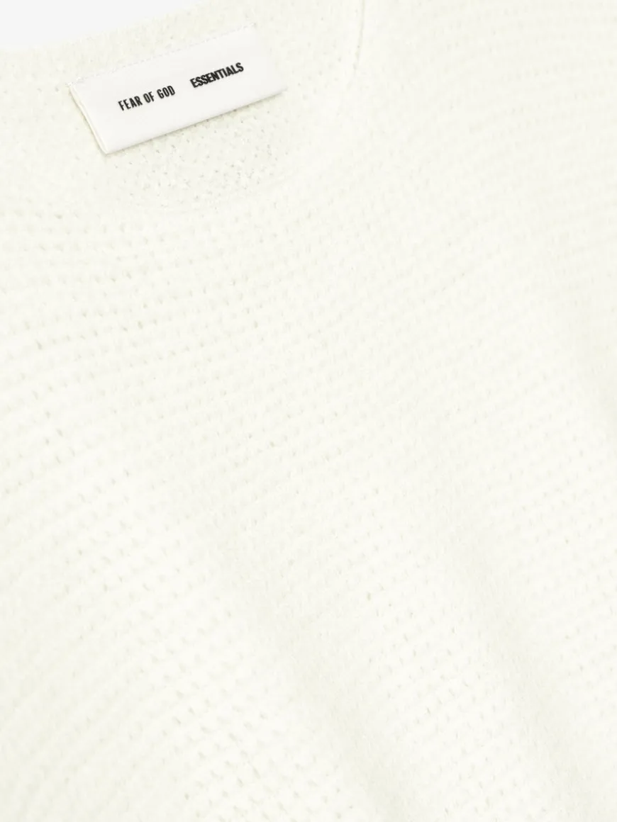 Waffle Short Sleeve Sweater
