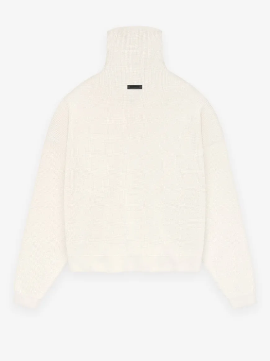 Waffle Turtleneck