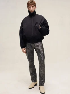 Weighted Twill Bomber