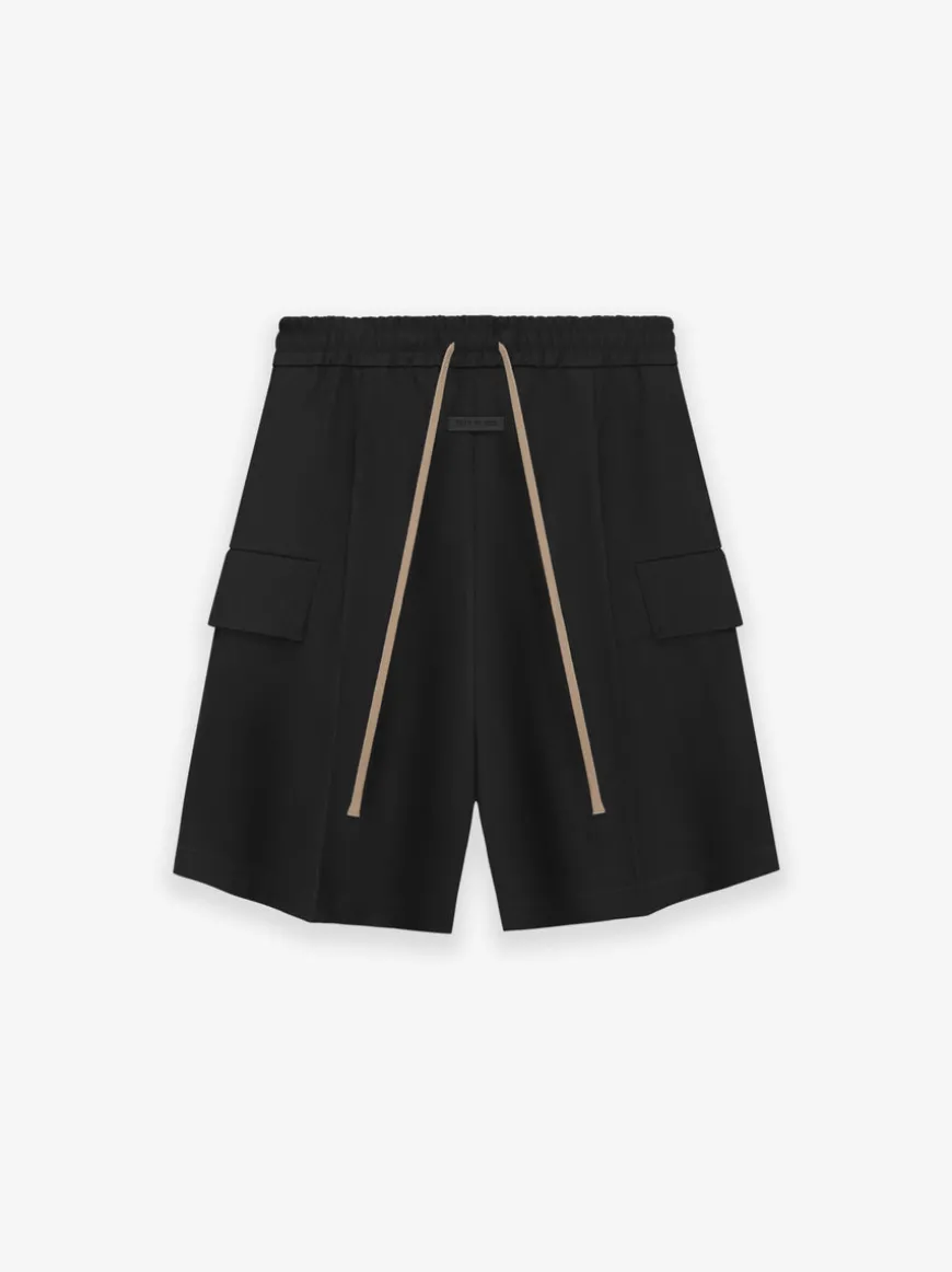 Weighted Twill Cargo Shorts