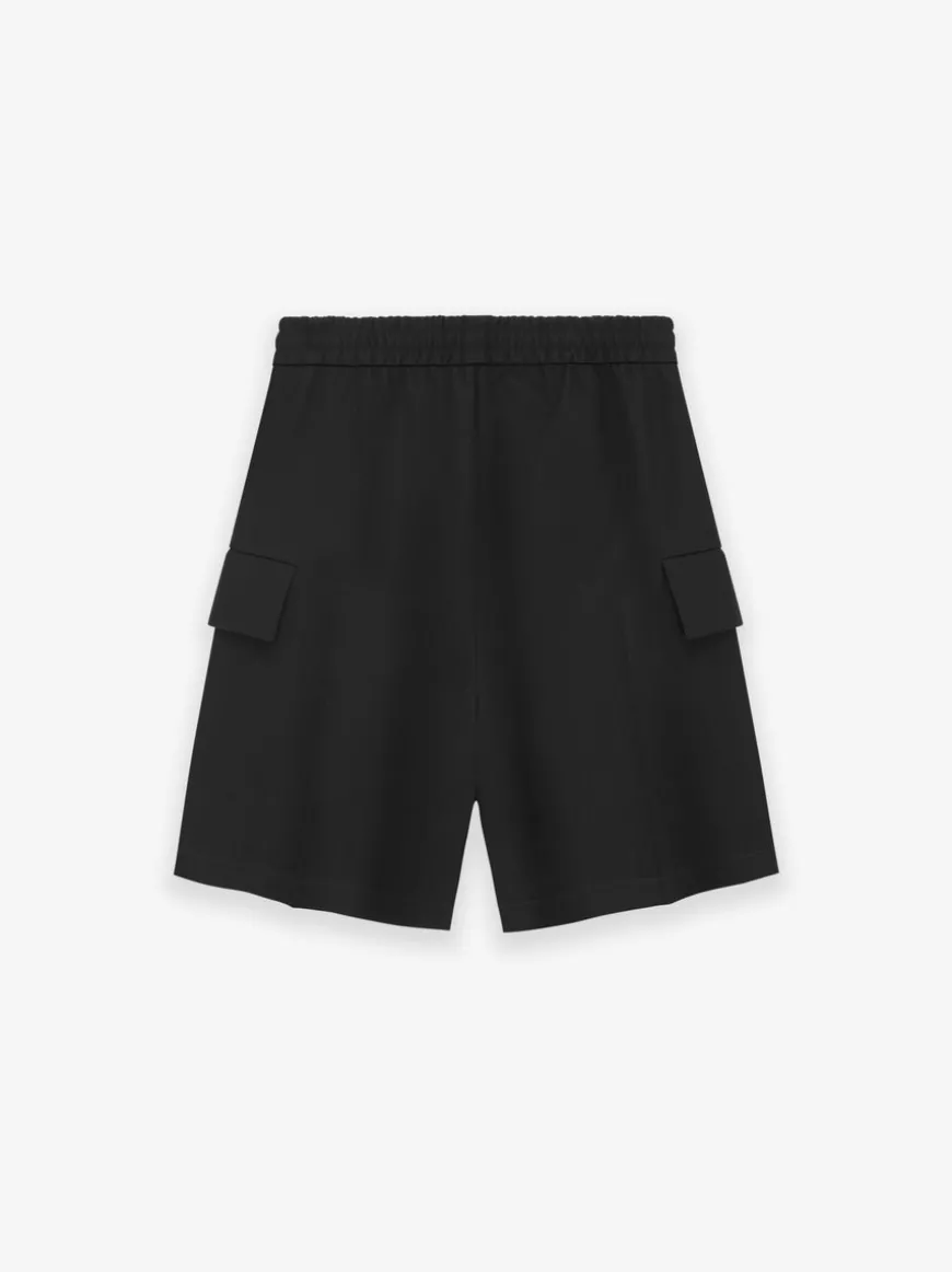 Weighted Twill Cargo Shorts