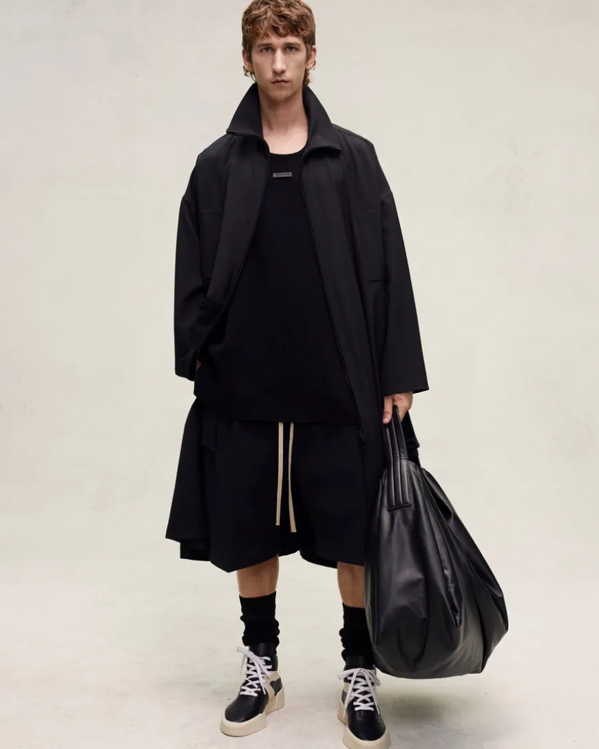 Weighted Twill Cargo Shorts