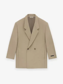 Weighted Twill Relaxed Blazer