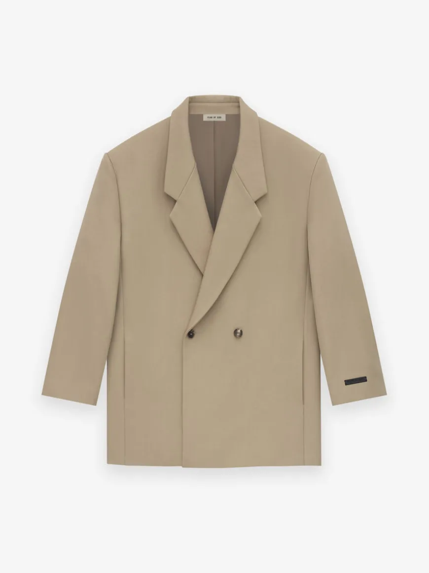 Weighted Twill Relaxed Blazer