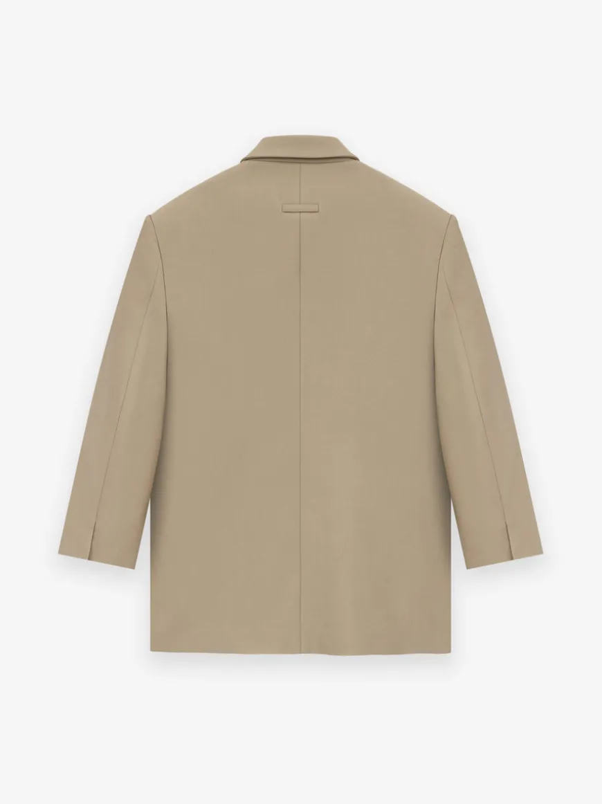 Weighted Twill Relaxed Blazer