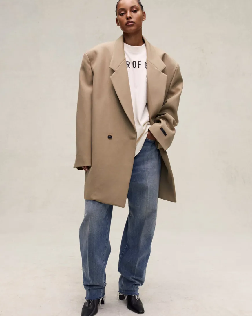 Weighted Twill Relaxed Blazer
