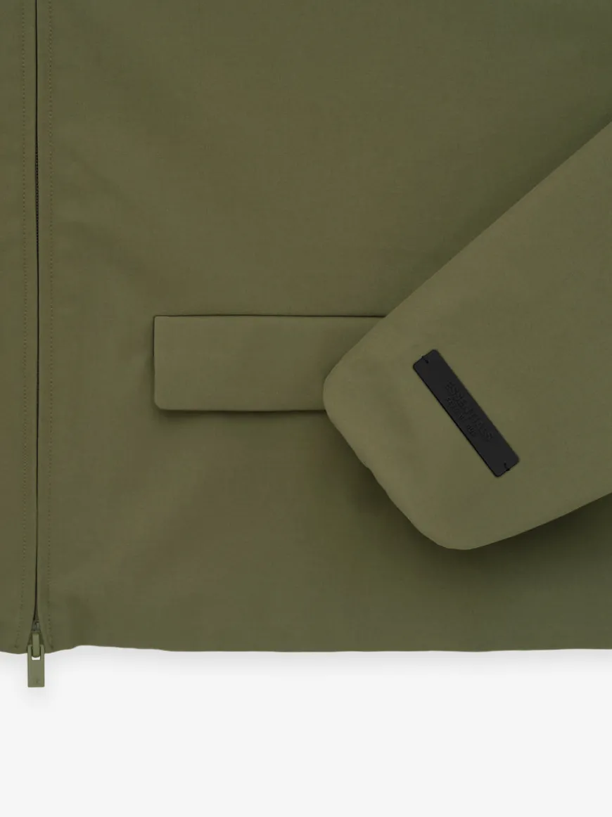 Womens Bonded Nylon Hooded Anorak