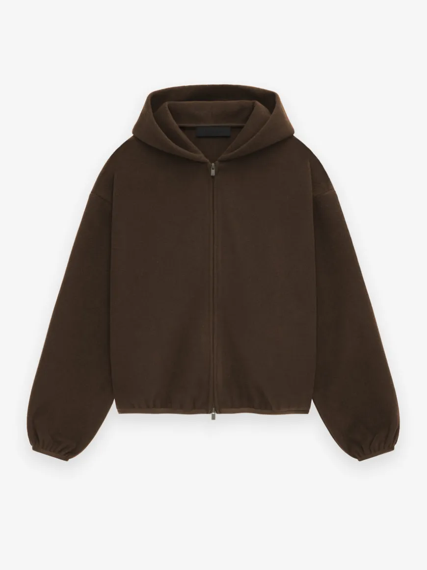 Women's Brushed Hooded Bomber
