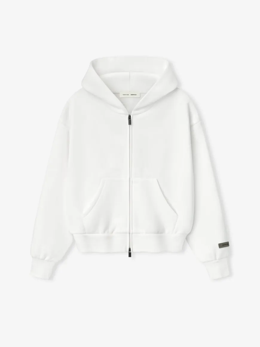 Womens Classic Fleece Zip-Up Hoodie