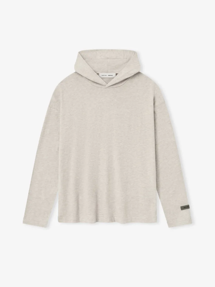 Womens Long Sleeve Jersey Hoodie