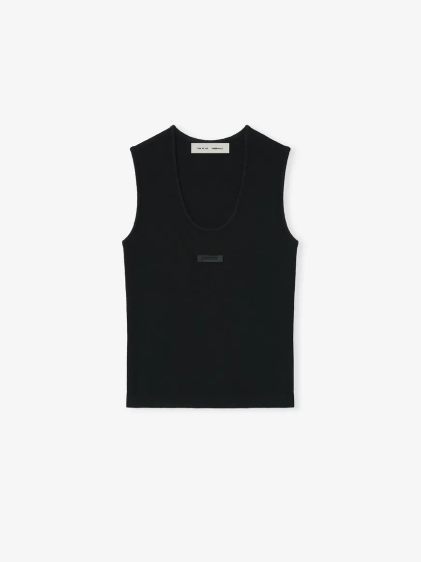 Womens Soft Rib Knit Tank