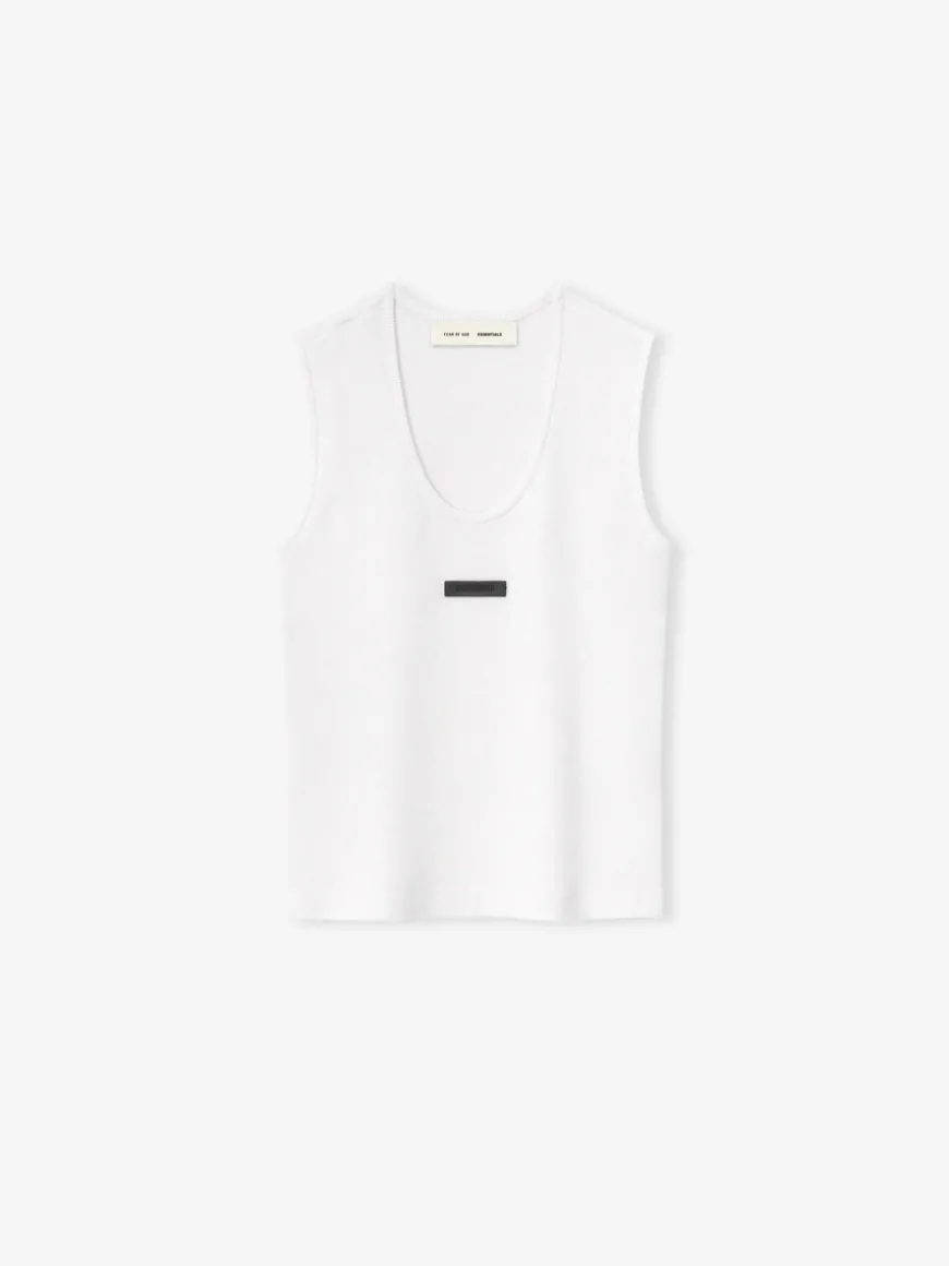 Womens Soft Rib Knit Tank