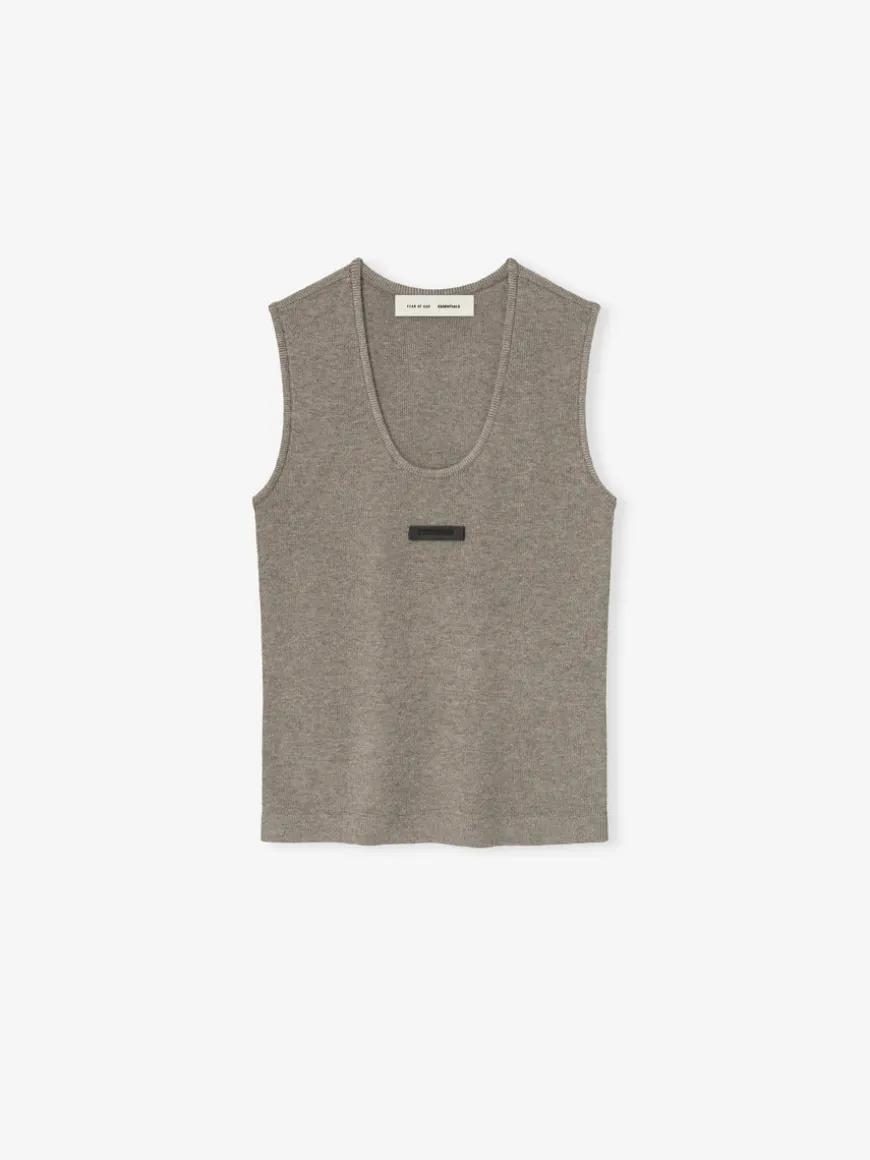 Womens Soft Rib Knit Tank