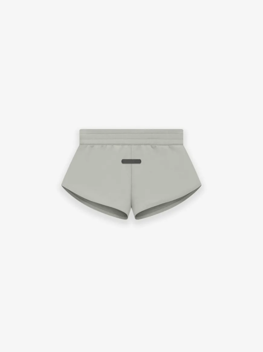 Womens Suede Fleece Short