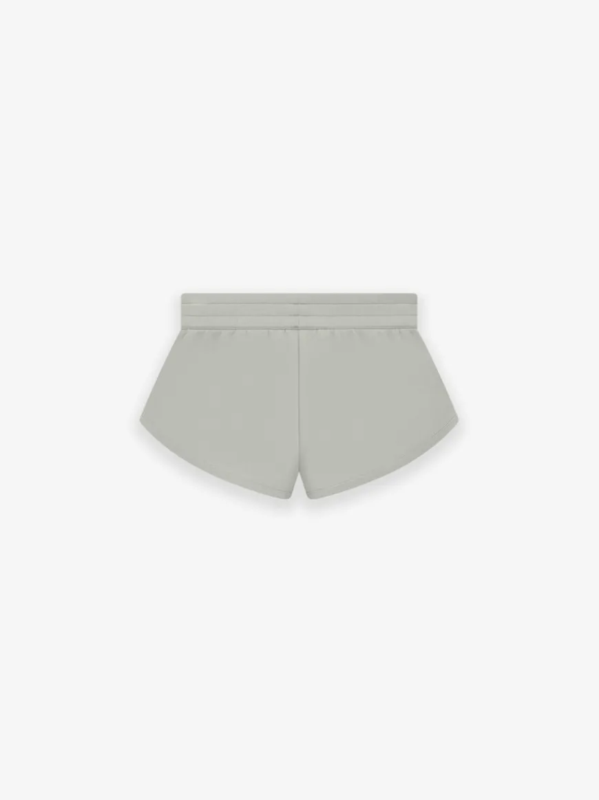 Womens Suede Fleece Short