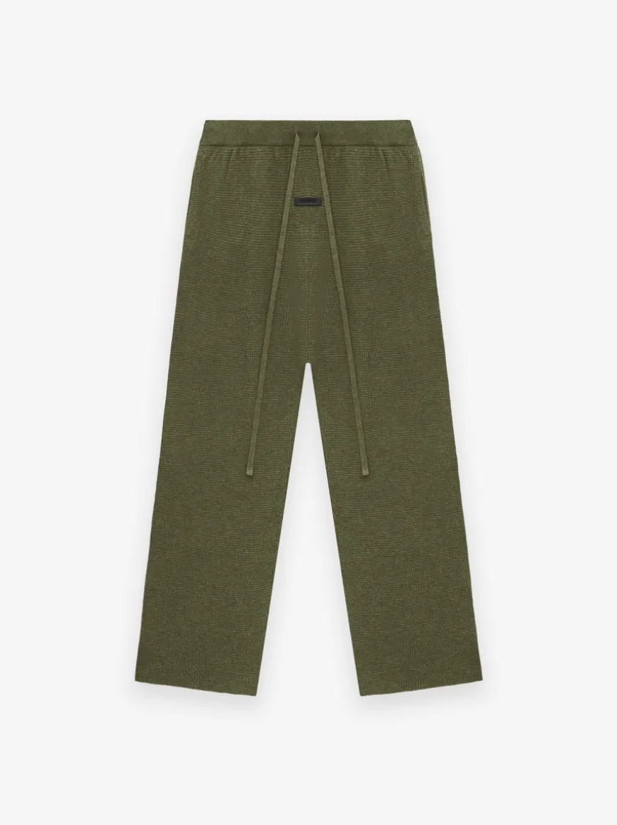 Womens Waffle Relaxed Pant