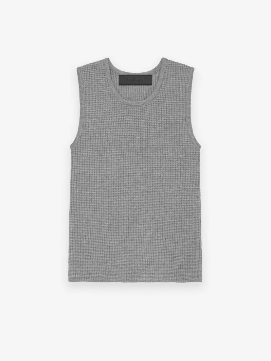 Womens Waffle Tank