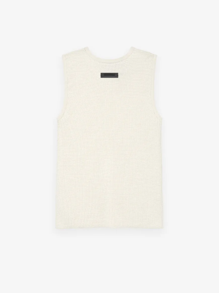 Womens Waffle Tank