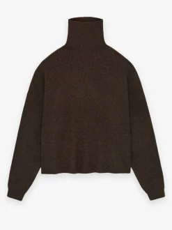 Women's Waffle Turtleneck