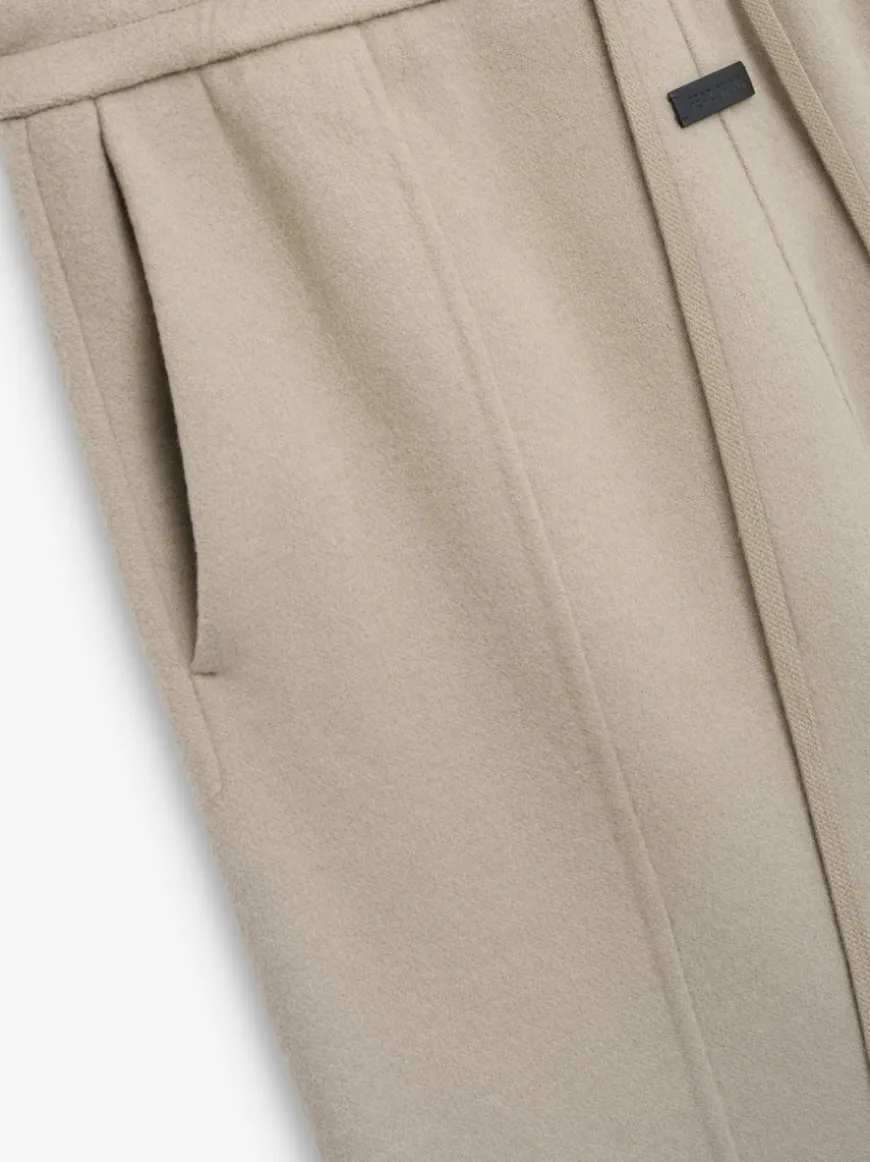Wool Cashmere Drawstring Forum Pant