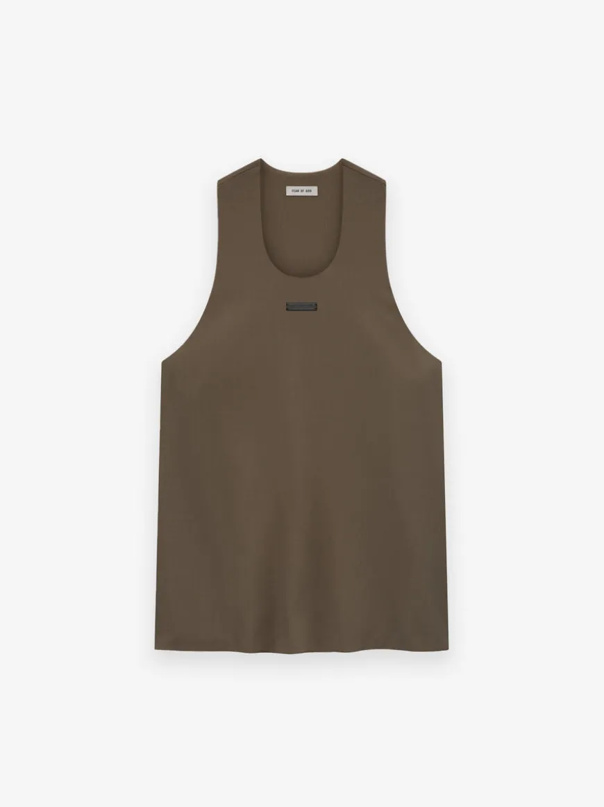 Wool Double Layer Tank Top