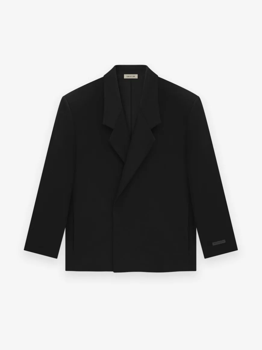Wool Gabardine Classic Blazer