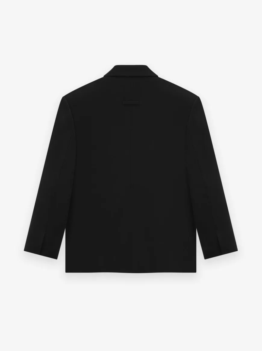 Wool Gabardine Classic Blazer