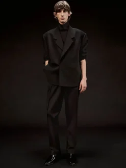 Wool Gabardine Classic Blazer