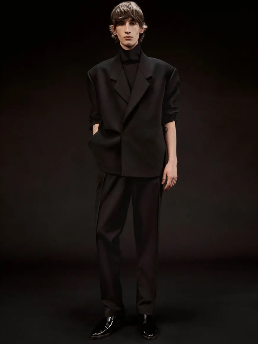 Wool Gabardine Classic Blazer