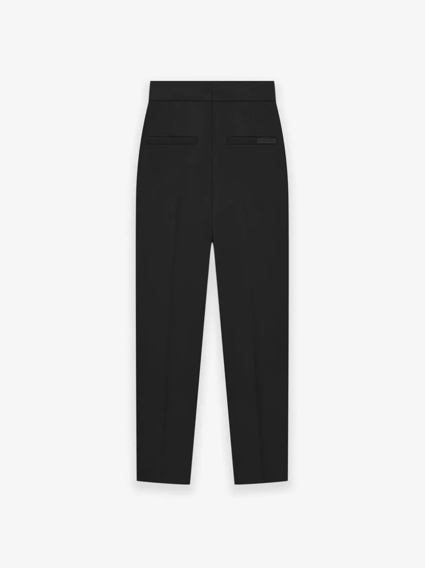 Wool Gabardine Single Pleat Trouser