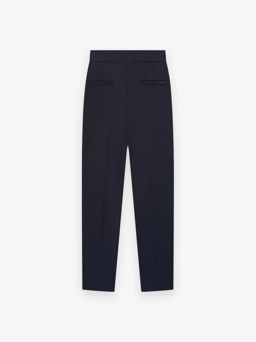 Wool Gabardine Single Pleat Trouser