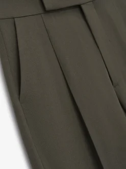 Wool Gabardine 8th Trouser