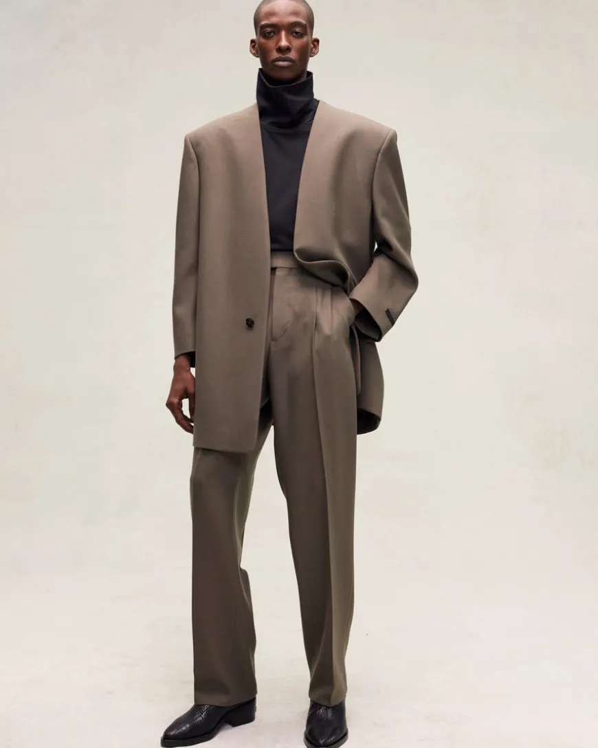 Wool Gabardine 8th Trouser