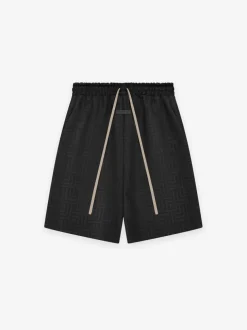 Wool Jacquard Relaxed Short